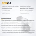 thumbnail image 2 of 50 Amp Generator Power Inlet Box NEMA SS2-50P,125/250 Volt 12500W, Outdoor dustproof and Weatherproof for generators, Welding Machines, etc.ETL Listed.(NEMA SS2-50P Box), 2 of 6