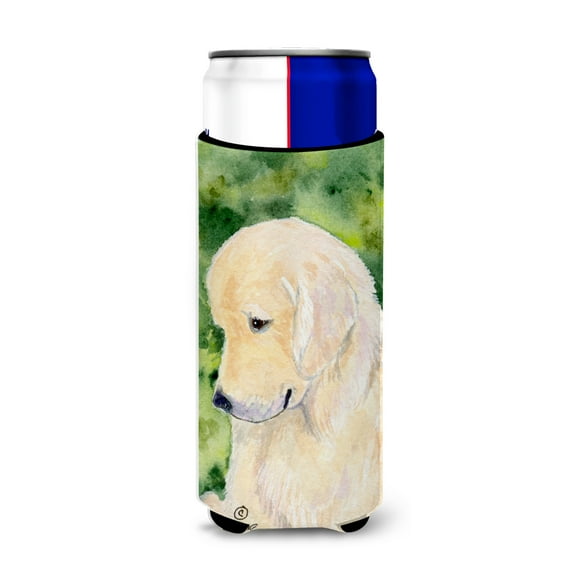Caroline's Treasures SS8757MUK Golden Retriever Ultra Hugger for slim cans, Slim Can, multicolor