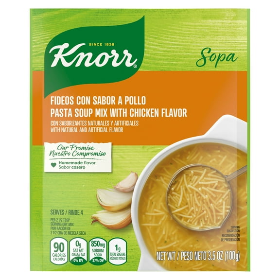 Knorr Sopa Pasta Soup Mix Chicken Noodle - 3.5 oz (Pack of 2)