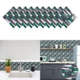 thumbnail image 2 of 10 Sheet Peel and Stick Tile for Kitchen Backsplash Self Adhesive Mosaic Tile Sticker Kitchen Backsplash Tile Waterproof Tile Peel and Stick for Bathroom Kitchen Cabinet Shower 4"x4", 2 of 2