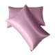 thumbnail image 2 of Juego de 2 fundas de almohada de satén Bemona: fundas de almohada sedosas para cabello y piel. Fundas de almohada con cierre de sobre, similares a las fundas de almohada de seda. Poliéster., 2 of 4