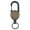 Khaki, variant on FXMLRLK 1 Piece Retractable Keychain Heavy Duty Carabiner Badge Holder Retractable Badge Reel ID Holder Extendable Key Ring Key Holder, Black