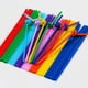 thumbnail image 3 of Nvzi Pajitas desechables de plástico flexibles y flexibles para bebidas de jugo (100 unidades), color naranja, 3 of 5