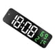 thumbnail image 5 of Reloj Despertador Digital, Espejo LED Digital Reloj Despertador Electrónico Montado En La Pared Pantalla Grande Con Fecha De Temperatura De Alarma Para El Dormitorio De La, 5 of 7