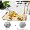thumbnail image 3 of Bola de té de acero inoxidable con mango largo, 2 filtros infusores de té premium para té de hojas sueltas, colador difusor de té de malla fina reutilizable para C, 3 of 5