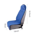 thumbnail image 5 of Txmasen Car Seat Towel Cover Sweat Absorbed Waterproof Front Seat Protector Car Interior Blue, 5 of 9
