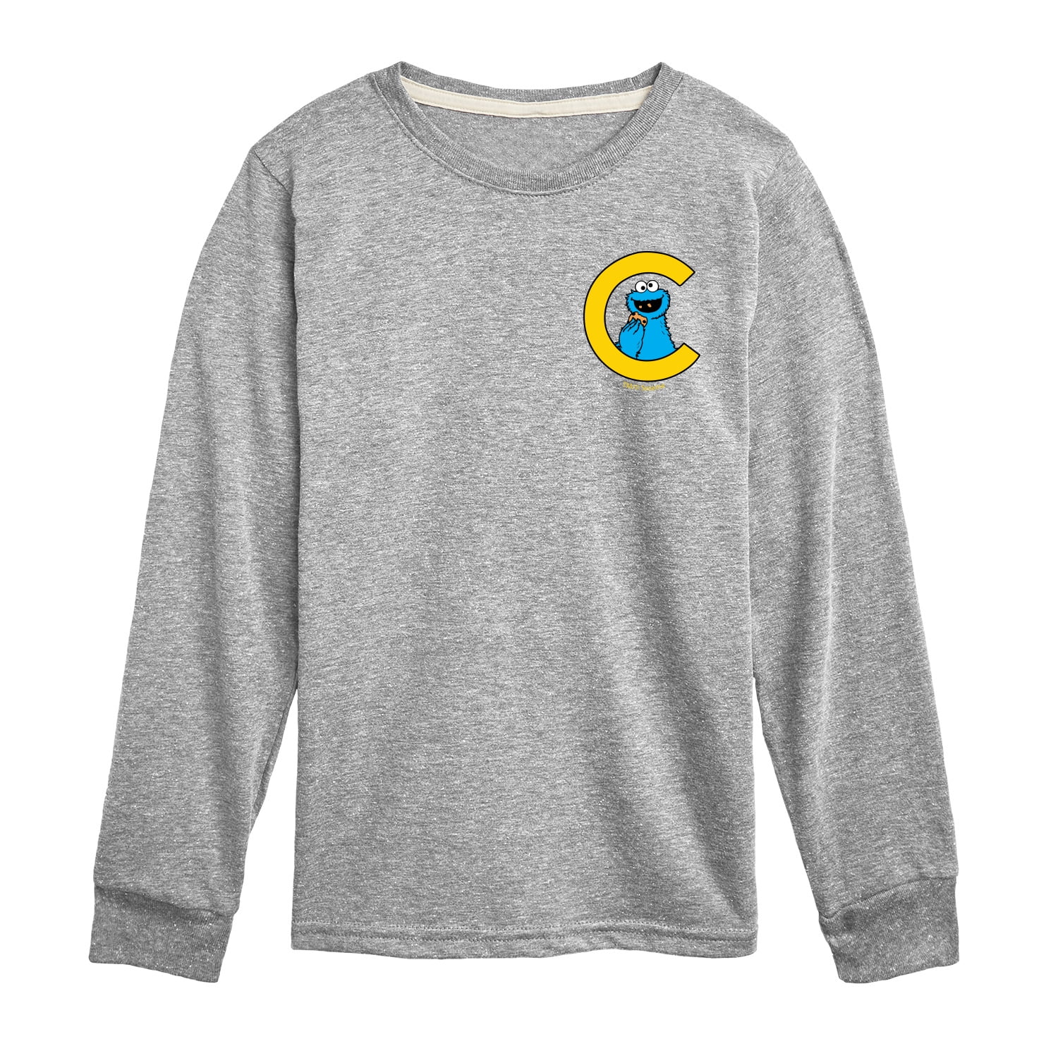 Sesame Street - Cookie and C - Toddler and Youth Long Sleeve T-Shirt