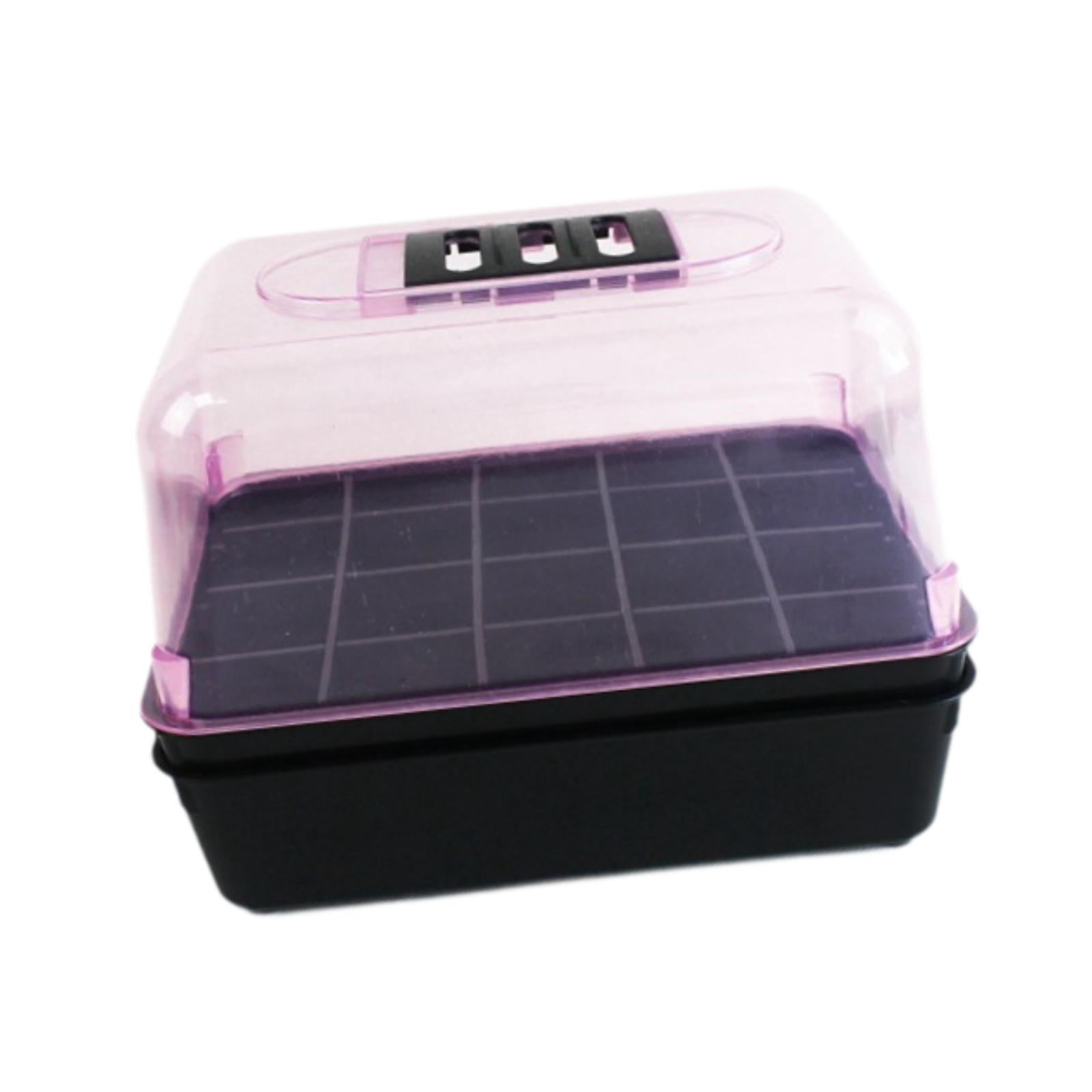 MAGIDEAL Germination Seed Starter Tray with Lid Humidity Adjustable Mini Greenhouse for