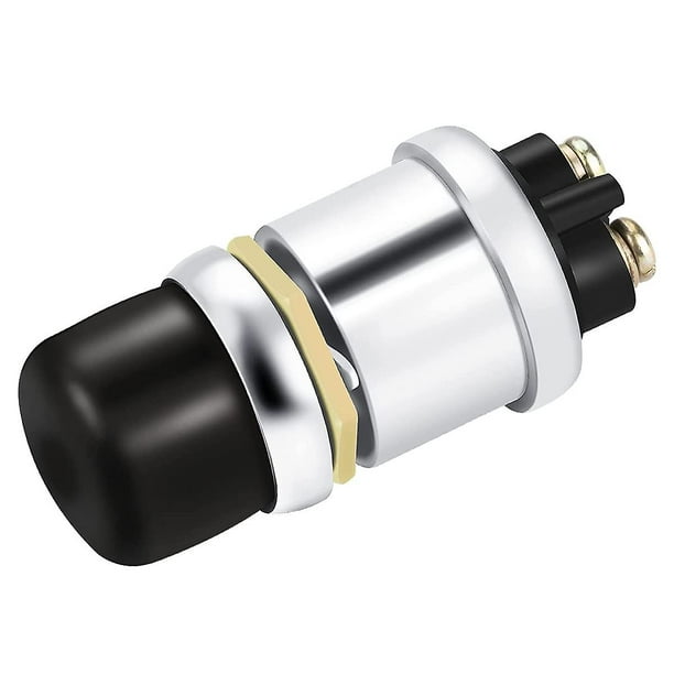 Botón pulsador de arranque del motor, interruptor de arranque momentáneo a prueba de agua, interruptor de encendido de 12v/24v para coche, camión, barco, RV, Atv Rojo Verde Cocina, Decoración y Otros