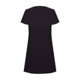 thumbnail image 5 of mfyjkho Vestidos de fiesta para mujer, Vestido informal de verano con mangas de hojas y escote hueco para mujer, falda larga Vestidos largos para mujer xl, 5 of 5
