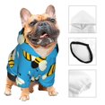 thumbnail image 3 of Balery Design Name Dog Hoodie Pets Wear Hoodies For Small Dogs Pet Clothes Costumes, Pets Wear Hoodie Sweatshirt Outfit For Dogs Cats Cosplay Party-Size Name, 3 of 8