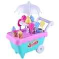 thumbnail image 1 of FELTECHELECTR 1 juego de carrito de helado de simulación para niños, mini coche de juguete con luz y música, el mejor regalo para niños y niñas (color aleatorio)., 1 of 6