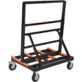 thumbnail image 6 of Heavy Duty Drywall Dolly, 2200lbs Capacity, Swivel Wheels, Adjustable Plywood Cart, Glass Window Service Cart (35.4 * 27.6 * 54.5"), 6 of 9