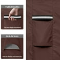 thumbnail image 4 of L-Shaped Sectional Sofa Cover - Premium Right-Facing Waterproof Outdoor Furniture Protector - Heavy Duty Brown Patio Couch Cover with Non-Slip Base & Storage Bag, 4 of 6
