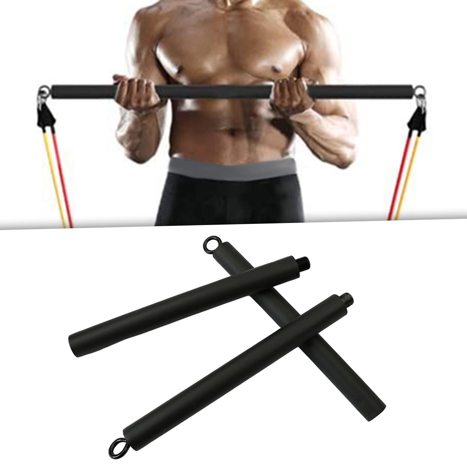 lifestyling2020 Exercise Stick Bar Body Workout Equipment Straight for Weight 3 Sections