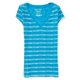 thumbnail image 1 of Aeropostale Sheer Burnout Camiseta gráfica para mujer, azul, extragrande Aeropostale  Camiseta gráfica, 1 of 2