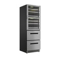 thumbnail image 2 of Equator Advanced Appliances Connoisseurs Club 3-Zone 84 Bottle Wine & Beverage Refrigerator, 7 LED Lights 2 Drawers 110V, 2 of 24