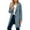 Blue, variant on Arlun Womens Peacoat Winter Warm Long Sleeve Notch Lapel Mid Long Trench Coats Wool Blend Open Front Solid Color Soft Comfy Work Casual Wear Hooded Overcoat Light Gray XL