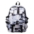 thumbnail image 2 of 2026 Trendy Star Pattern Backpack, Size S Fashion Rucksack with Multiple Pockets, Durable Cloth School Bag for Teens, Water-Resistant Travel Daypack - Rose Gold2, 2 of 7