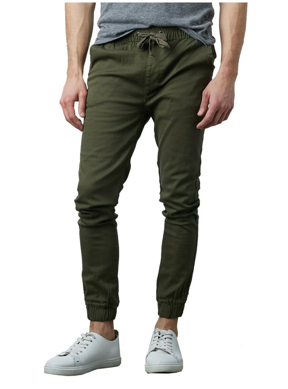Mens Joggers in Mens Pants Green - Walmart.com