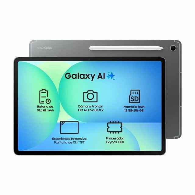 Tableta Samsung Galaxy S10 FE+ 12GB 256GB Gris SM-X620NZAEMXO