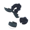 thumbnail image 3 of Unique Bargains 1 Pc Grace Hair Scarf Scrunchies Hair Ties Navy Blue, 3 of 5
