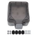 thumbnail image 2 of Caja De Enchufe De Interruptor ANGGREK A Prueba De Agua Para Exteriores UE 250V PC Diseño De Hebilla ABS, 2 of 7