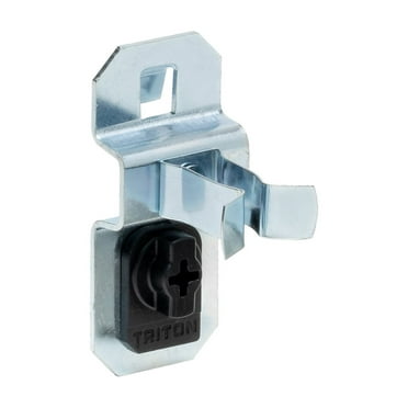 Triton Products® LocHook 1/4" to 1/2" Hold Range Zinc Plated Steel Extended Spring Clip for LocBoard, 5pk