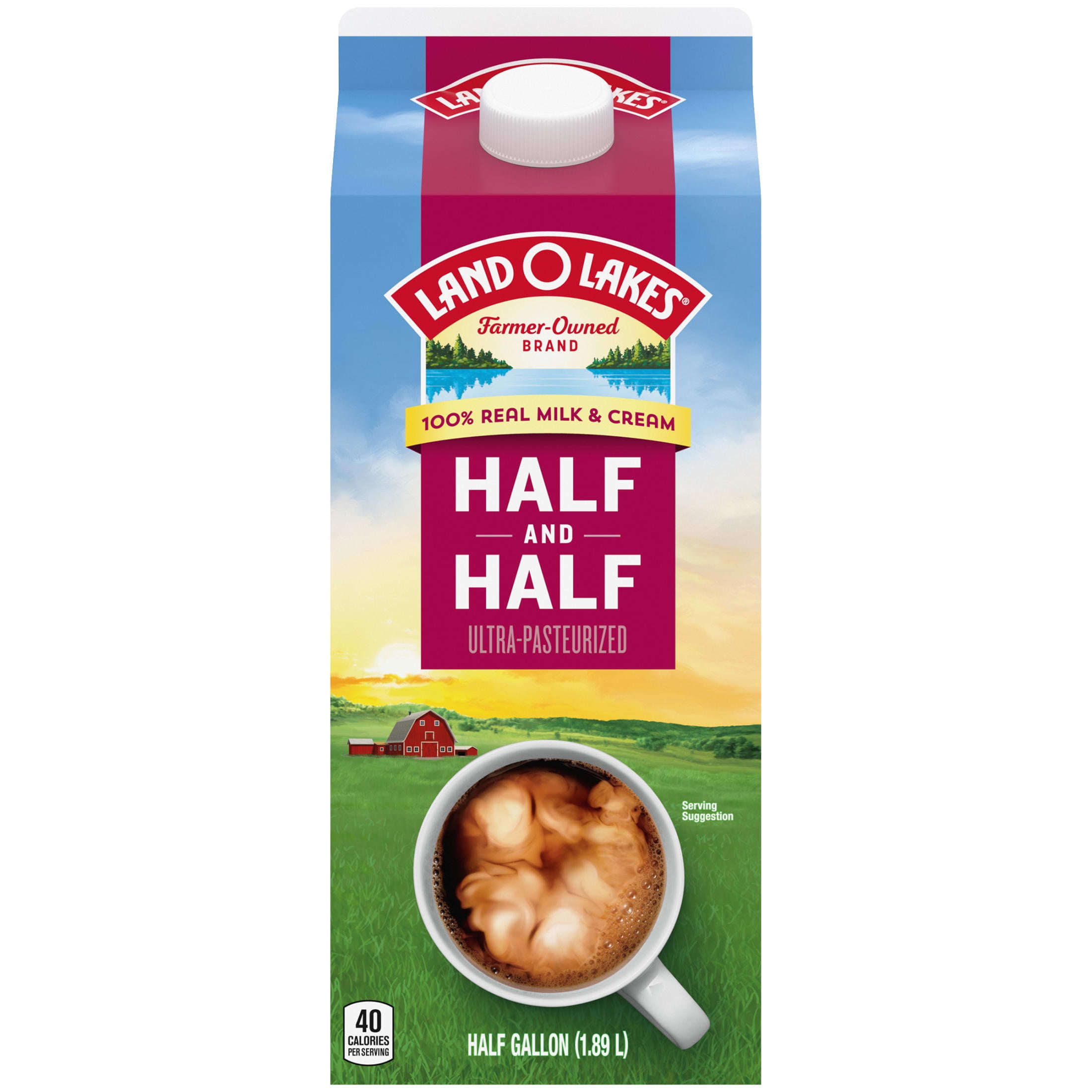 Land O Lakes Traditional Half And Half, 64 fl oz