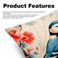 thumbnail image 2 of Woodpecker Elegant Velvet Covers - Set of 2, Decorative Bed Pillow Cases with Unique Patterns for Home Decor, Available in 16x16, 18x18, and 20x20 Inches, 2 of 6
