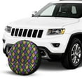 thumbnail image 4 of Kll Mardi Gras Shiny Green Purple Tire Cover,Universal Wheel Tire Cover For Trailer, Rv, Suv, Truck,Camper And Many Vehicle,(17 Inch), 4 of 8