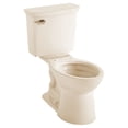 thumbnail image 3 of American Standard Vormax Tall Height 2-Piece 1.28 GPF Single Flush Elongated Toilet in Bone, Seat Not Included, 3 of 9