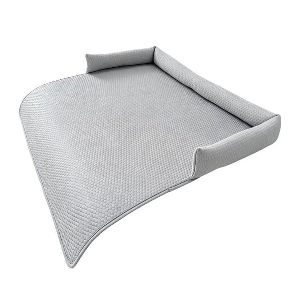 Pet Bed Mats with Bolster Pillow Support Washable Couch Cover Breathable Mat Protects Sofa from Fur & Scratches