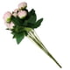 thumbnail image 5 of Ramo de flores artificiales de 15 cabezas, simulación de flores, decoración floral, oficina en casa, adorno de flores falsas, rosa claro Scienceny HA8258-01B, 5 of 6