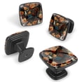 thumbnail image 2 of 4 Pcs Cabinet Handle Drawer Pulls Thanksgiving Turkey Knobs with Screws Square Furniture Office Cabinet Knob Decoration, 2 of 7