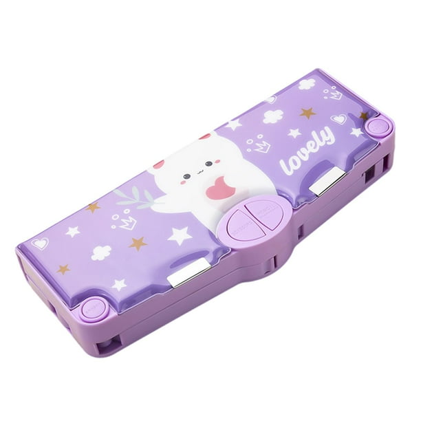 Estuche rígido Yinane multifunción para lápices Violeta