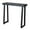 Black_35.8", variant on Tcbosik 36" Solid Wood Console Table in Natural Finish — Modern Narrow Entryway Table with Trapezoidal Base Design, Perfect for Hallways, Living Rooms, or Small Spaces