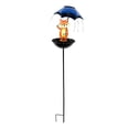 thumbnail image 4 of Sinyiin Solars- powereds Birds feeder/hummingBirds feeder, garden decorations, outdoor Solars lights, Solars- powereds frog lights with umbrellas, artistic garden ornaments., 4 of 13