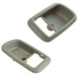 thumbnail image 4 of TRQ Interior Door Handle Bezel Light Charcoal Gray Front Pair for Tundra DHA37295, 4 of 4