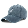 thumbnail image 4 of Men's Ball Cap Navy Fashion Sports Hat Happy Camper, 4 of 5
