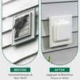 thumbnail image 4 of Outdoor Vent Cover, Bird Proof Plastic Dryer Vent Cover  for Home, 4 of 7