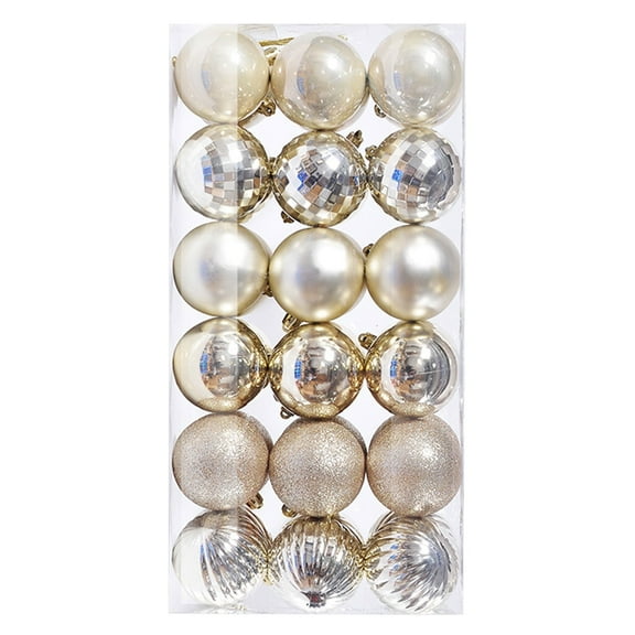 OAVQHLG3B 36 Pcs Christmas Balls Ornaments, Shatterproof Christmas Tree Decorations Hanging Ball Set for Xmas Tree Gift Decor for Holiday Wedding Party Decoration
