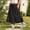Black, variant on HAOTAGS Girls Pleated Skirt (3–15) with Bow Detail Elastic Waist Casual Sporty Midi Skirt Pink Size 9