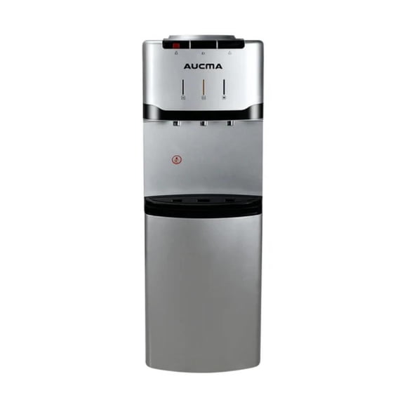 Dispensador De Agua Aucma Con Gabinete Gris Akwdt-3sxchs Carga Superior