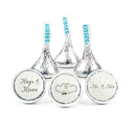 324ct Wedding Stickers for Hershey's Kisses Candy Favors for Guests