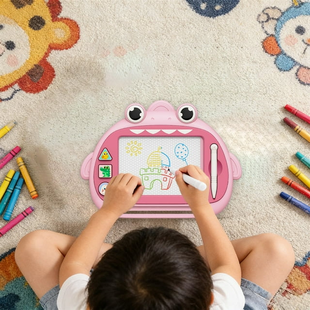Aodebiao Magnetic Drawing Board for , Erasable Writing Board, Reusable Doodle Board, Travel Art Toy, Educational Learning Toy, Graffiti Sketch Pad, Magnetic Drawing Pad, Portable Drawing Board for s