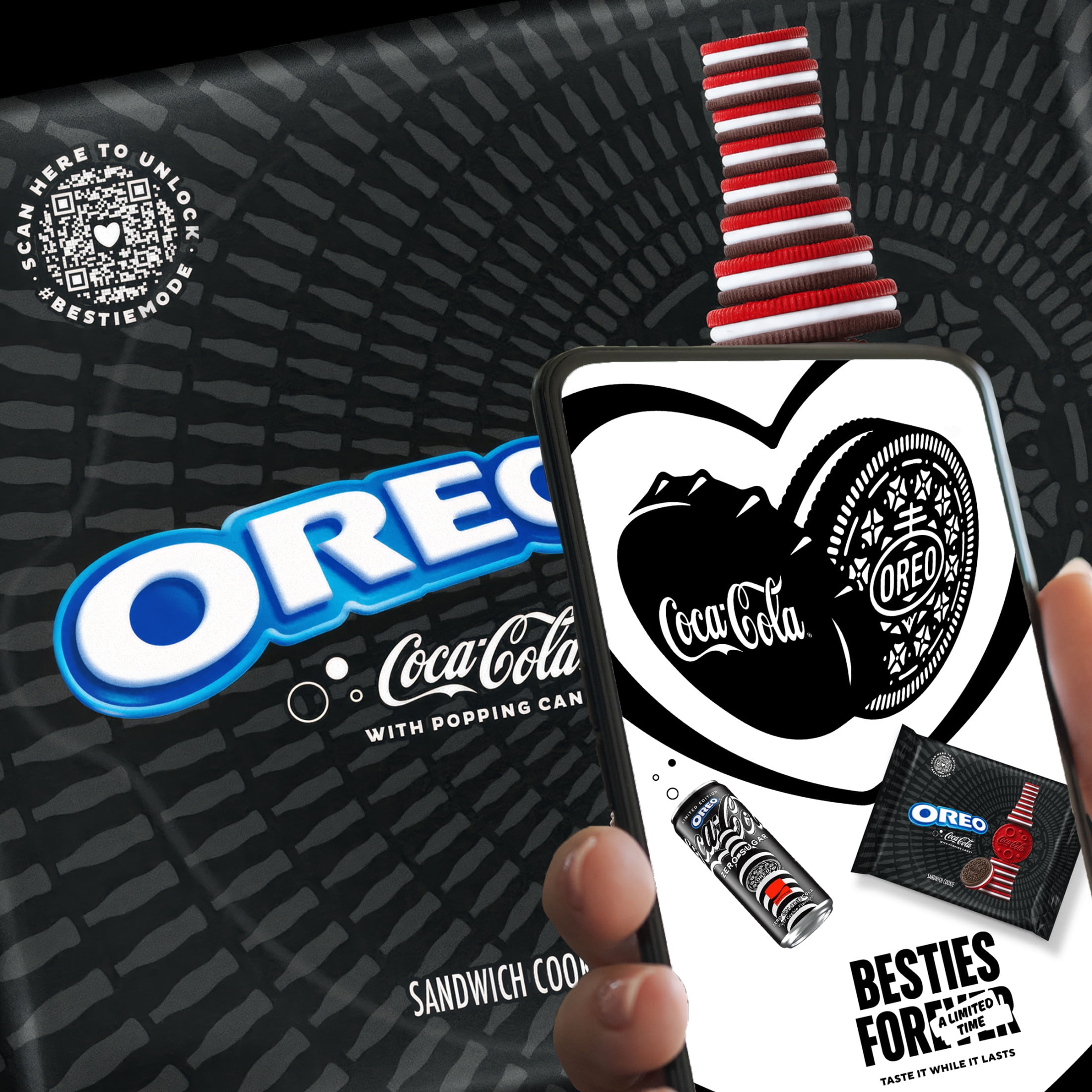 (2 pack) OREO Coca-Cola Sandwich Cookies, Limited Edition, 10.68 oz