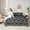 Black White, variant on Feelyou Mandala Damask Comforter Set 7pcs, Maroon Butterfly Skull Queen Bedding Sets
