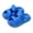 Blue, variant on Huanglei Breathable Outdoor Closed Toe Sport Sandals For Big Girls able Solid Color Casual Beach Slide Shoes , Size 14.5 ,Black
