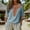 Sky Blue, variant on Womens Tops Casual Solid Stand Collar Button Down Shirt Spring Summer Shirts for Women Beige L